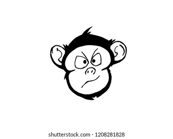 monkey vector icon