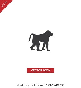 Monkey vector icon