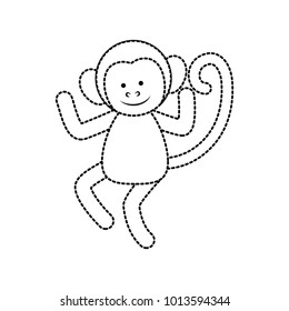 monkey vector illustration