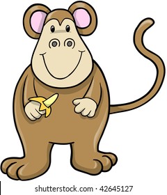 Monkey Vector Illustration
