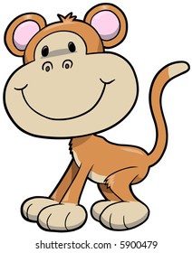 Monkey Vector Illustration