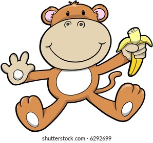 Monkey Vector Illustration