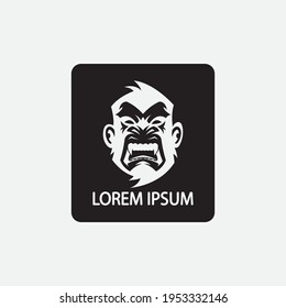 monkey vector illustration design icon logo template