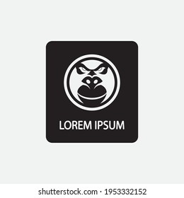 monkey vector illustration design icon logo template