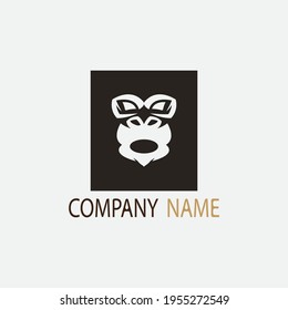 monkey vector illustration design icon logo template