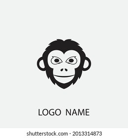 monkey vector illustration design icon logo template