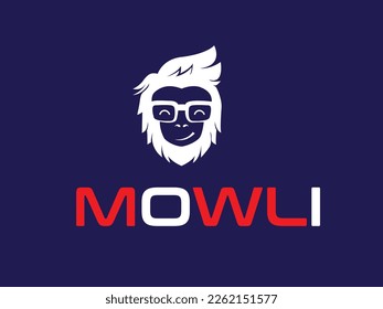 monkey vector illustration design icon logo template. Yeti Logo Design