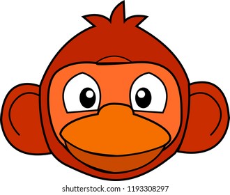 Monkey Voctor with color