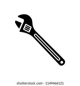 monkey wrench icon vector