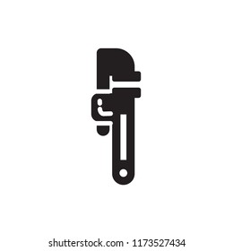 monkey wrench icon vector glyph style eps 10