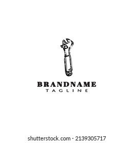 monkey wrench logo icon design template modern vector illustration
