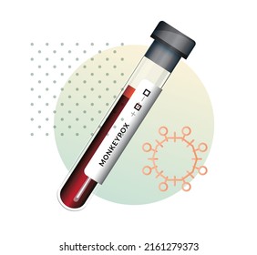 Monkeypox - Testing  - Illustration  as EPS 10 File
