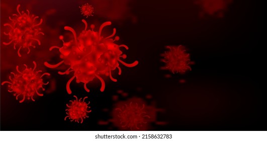 Alerta del virus de la varicela frente a la propagación de la enfermedad o las precauciones. Epidemia de animales a humanos. Espacio en blanco para el texto. Cartel de noticias sobre fondo negro. Concepto médico. Ilustración del vector EPS10.