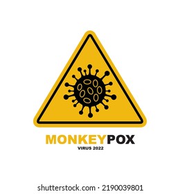 Monkeypox virus design, Vector illustration, New cases of Monkeypox virus are reported in Europe and USA.