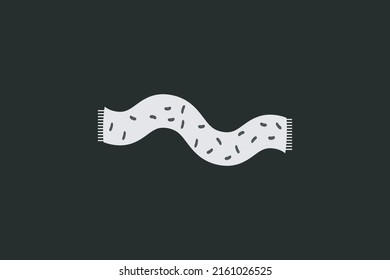 Monkeypox-Virus-Symbol, Vektorgrafik. Covid-19-Viruszeichen. Bakterien-Symboldesign.  