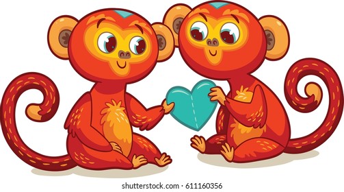 Monkeys hold the heart