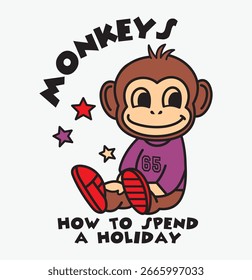 Monos Cómo pasar unas vacaciones