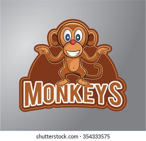 Monkeys Illustration design