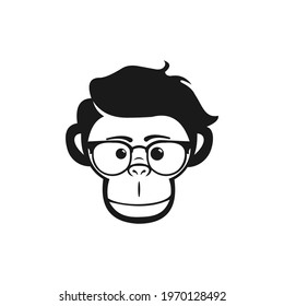 monkey's logo vector and icon