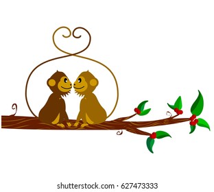 monkeys in love