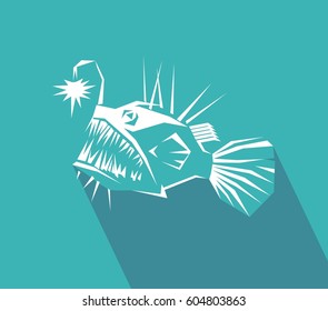 Monkfish. Vector Image