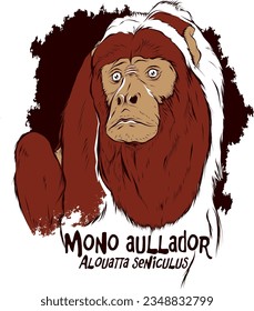 Mono Aullador Rojo (Alouatta seniculus)