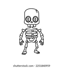 mono line art vector games character