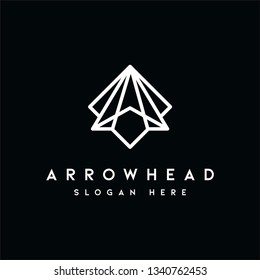 Mono line letter A logo vector