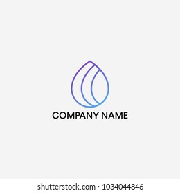 mono line logo design