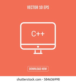 mono lines simple display c++ programming language