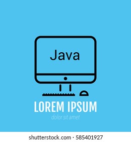 mono lines simple display Java programming language