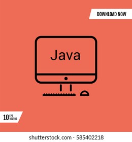 mono lines simple display Java programming language