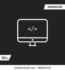 mono lines simple display programming language
