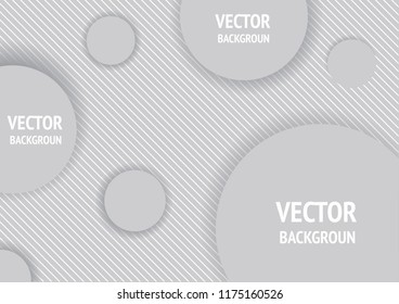 Mono tone abstract circle vectors background.