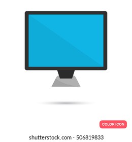 Monoblock color flat icon