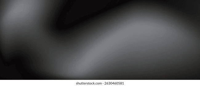 monochrom dunkelschwarz abstrakter Hintergrund mit körnigem Rauschen ideal für Banner eps10.