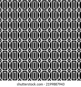 Monochromatic Abstract Pattern for multiple purpose Black and White Seamless Geometric Minimal Vector Pattern Design.