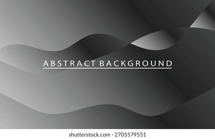 Fundo de onda abstrata monocromática para apresentações modernas e arte digital