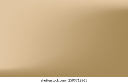 Monochromatic beige abstract design. Calm and soothing beige gradient artwork. Vector Illustration.