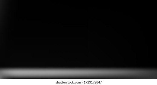 Monochromatic Black and White Blurred Background. Blank Horizontal Gradient Mesh. Natural Aluminium Horizontal Gradient Mesh. Silver Blurred Texture Illustration. Grey Metallic Modern Design Backdrop.