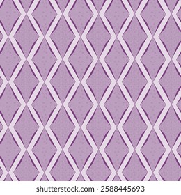 Monochromatic Diamonds in Purple Violet and Lavender Lilac and Plum Orchid creating a seamless pattern print background