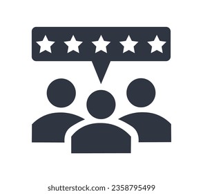 Monochromatic Feedback Symbol. Flat Design. 
