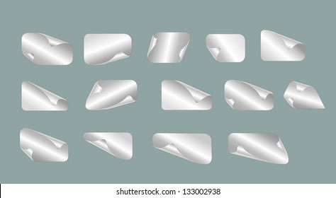 Monochromatic folded, crumpled paper.