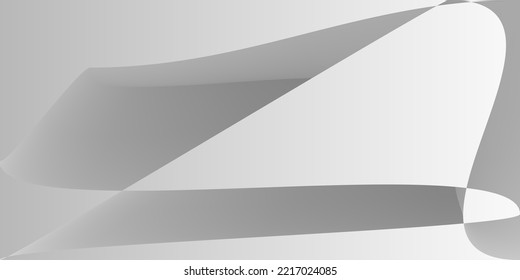 Monochromatic Grey Minimal Metallic Gradient Mesh. Futuristic Technology Silver Dynamic Modern Design. Smooth Digital Alluminium Fluid Trendy Background. Shape Gray Modern Layers Illustration.