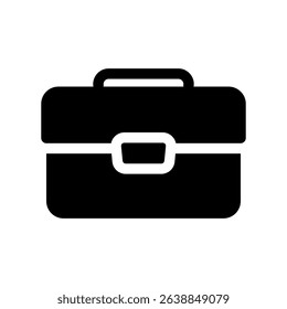 Monochromatic Icon Representing Work, a Job, or a Career