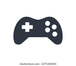 Monochromatic joystick vector illustration. Concept of gaming industry.
