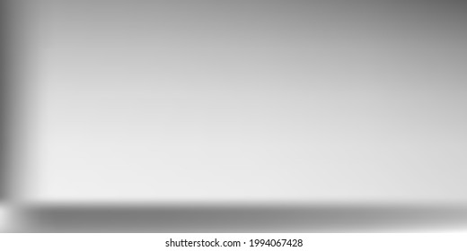 Monochromatic Natural Horizontal Lines Backdrop. Black White Metallic Horizontal Gradient Mesh. Gray Blurred Texture Illustration. Grey Blank Original Background. Aluminium Horizontal Gradient Mesh.
