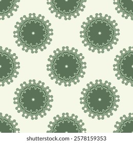 Monochromatic Pattern,  Seamless pattern,
Printable art Green Pattern Surface Design