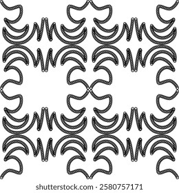 Monochromatic Pattern,  Seamless pattern,
Printable art Black motif pattern, Surface Design