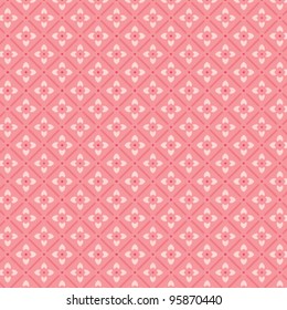 A monochromatic pink colored  pattern. Indian vector pattern.